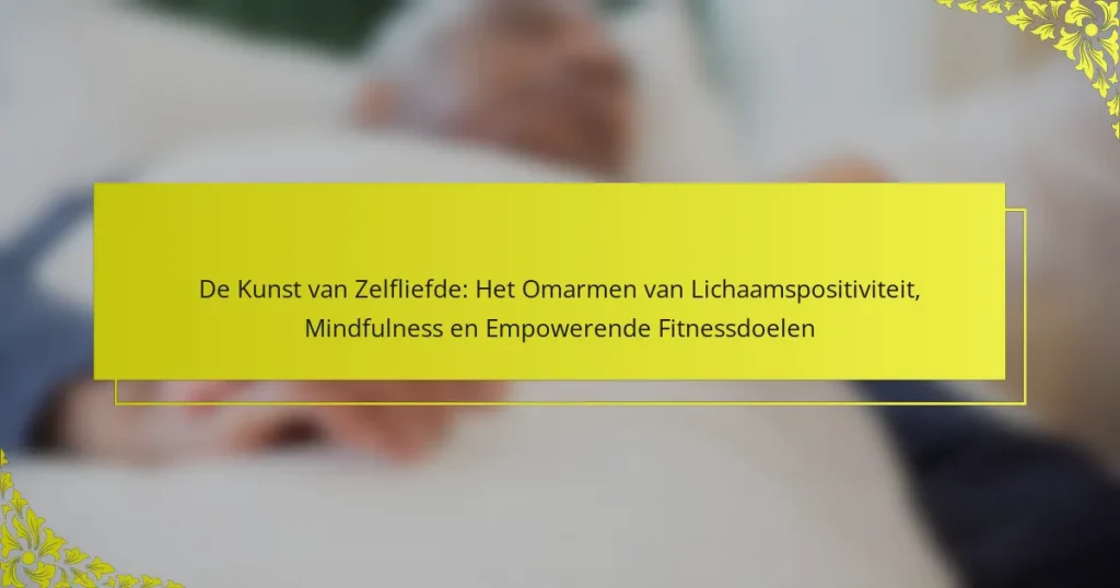 De Kunst van Zelfliefde: Het Omarmen van Lichaamspositiviteit, Mindfulness en Empowerende Fitnessdoelen